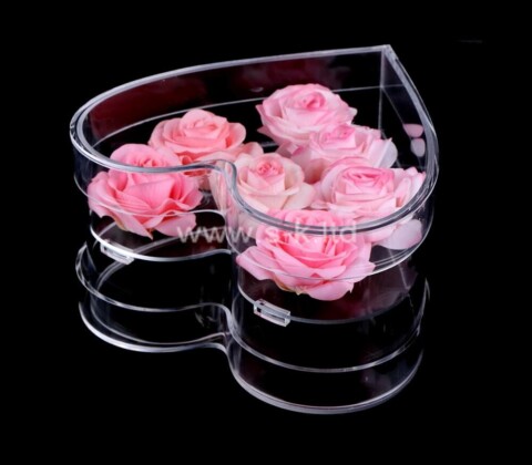 Acrylic manufacturer custom plexiglass gift box lucite flower box