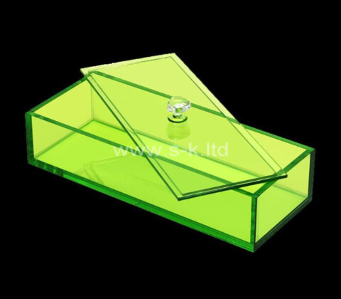 Plexiglass manufacturer custom acrylic storage box lucite organizer