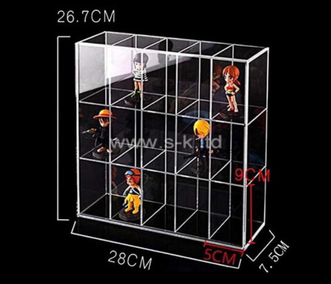 Acrylic supplier custom plexiglass toys display box perspex show case