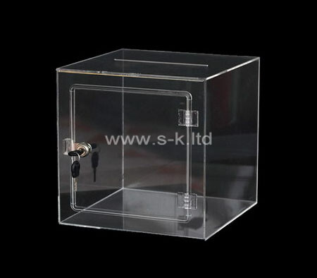OEM supplier customized acrylic lockable suggestion box