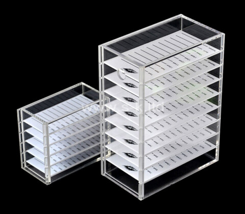 Acrylic manufacturer custom plexiglass lashes organizer box