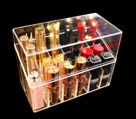 Acrylic supplier custom plexiglass lipstick organiser box