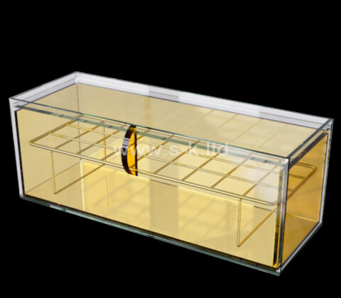 Acrylic supplier custom lucite cosmetic drawer organiser box