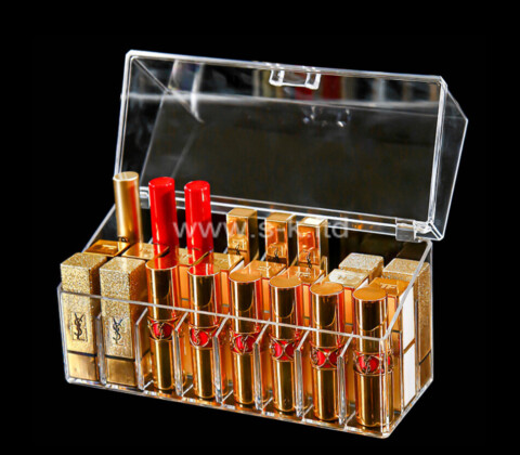 Acrylic supplier custom lucite lipsticks organizer box