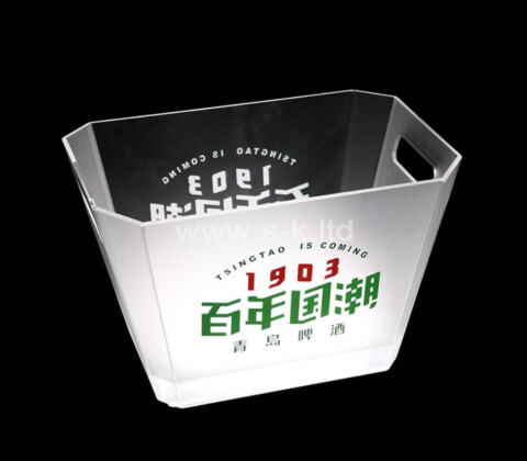 Acrylic manufacturer custom bar luminous ice wine bucket
