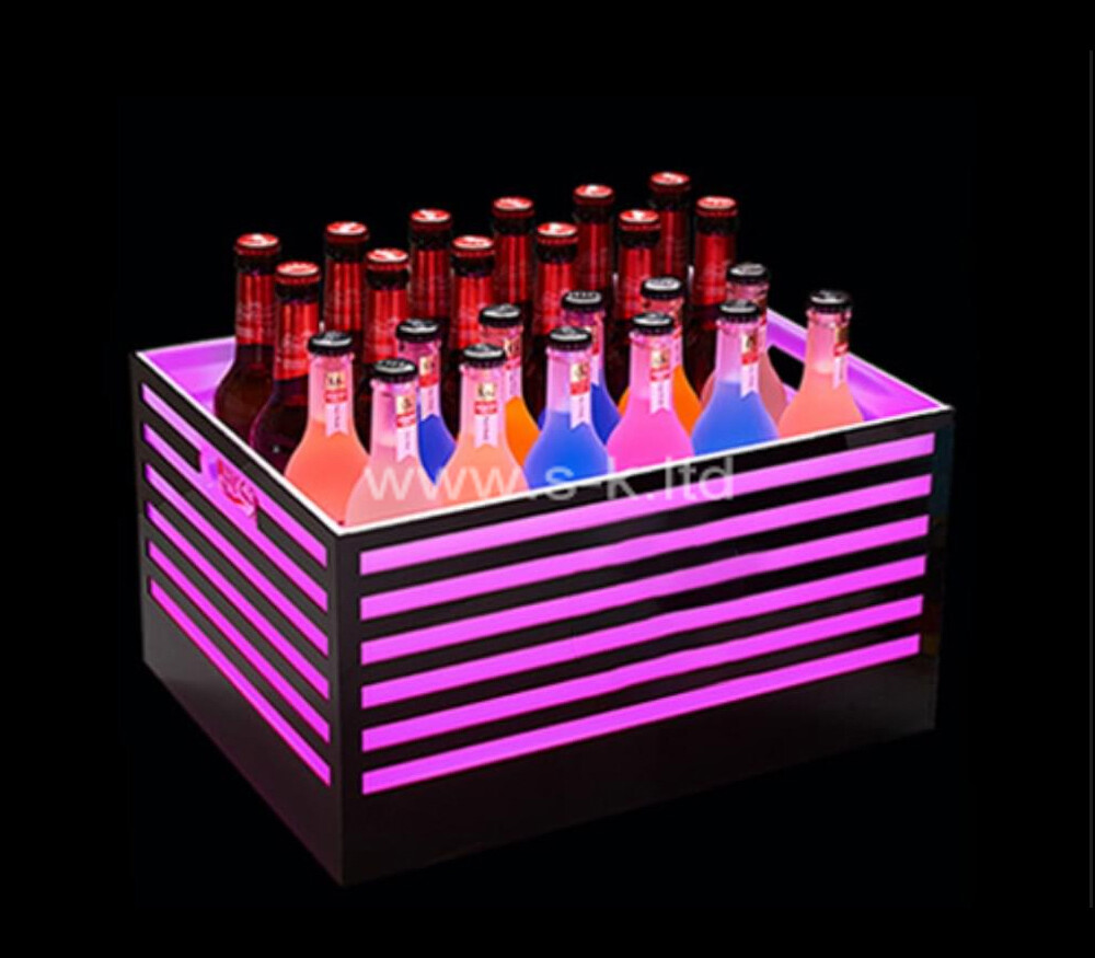 Acryl Hersteller benutzerdefinierte LED KTV Bar Champagner Bier Fass