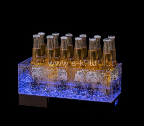 Acrylic boxes supplier custom led luminous KTV barrel