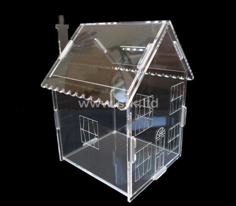 Acrylic boxes manufacturer custom plexiglass money bank box