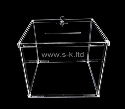 Acrylic boxes manufacturer custom plexiglass voting box
