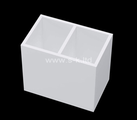 Acrylic box supplier custom perspex cosmetic brushes holder
