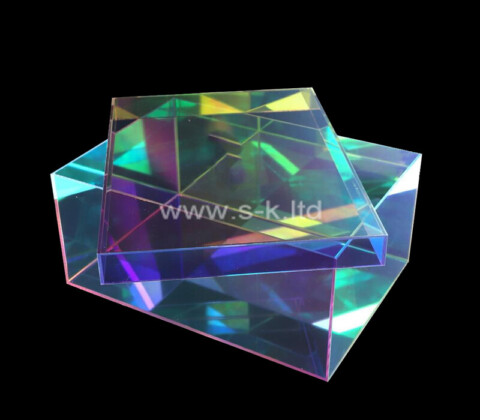 Acrylic boxes supplier custom colorful plexiglass box