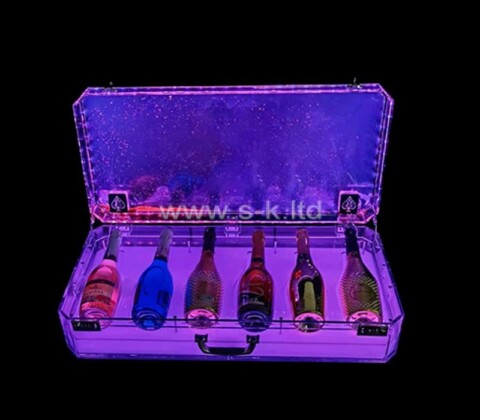 Custom acrylic bar LED luminous colorful quicksand ice-sealed box