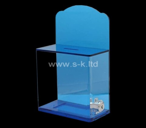 Acrylic boxes manufacturer custom lockable election box