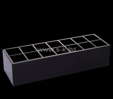 Acrylic boxes supplier custom multi-dividers storage box