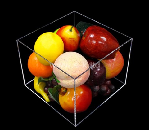Custom transparent square acrylic fruit storage box