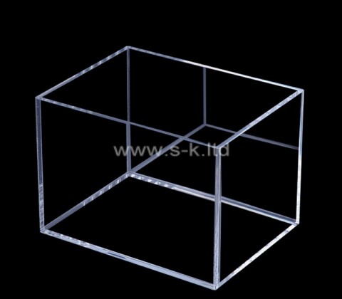Caja organizadora de plexiglás transparente personalizada
