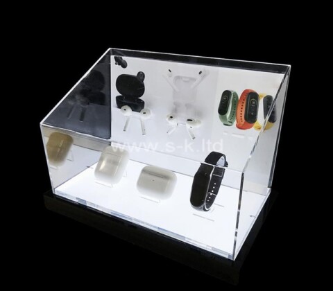 Custom acrylic light-emitting headphone bracelet watch showcase