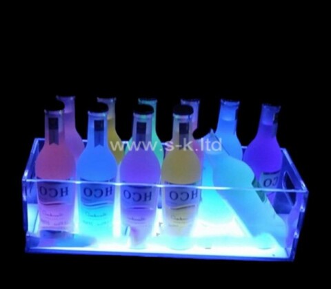 Custom acrylic LED bar ice champagne beer beverage barrel