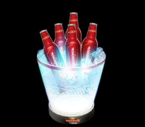 Custom acrylic light-emitting bar beer wine delivery props
