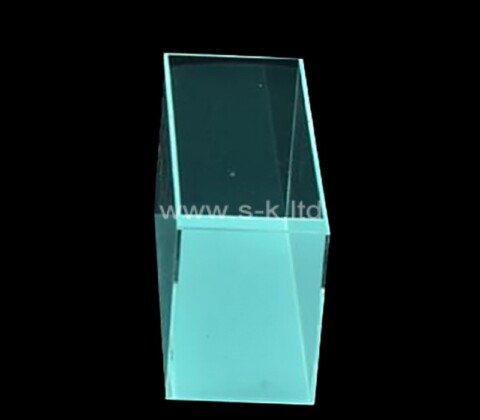 Custom acrylic storage organiser box