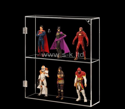 Custom acrylic wall mounted display cabinet for mini figure
