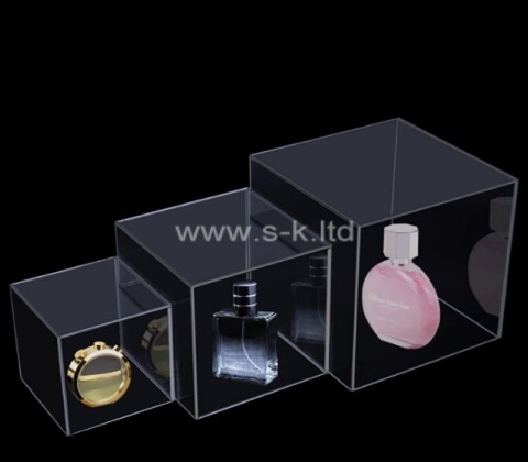 Custom acrylic dustproof perfume display boxes
