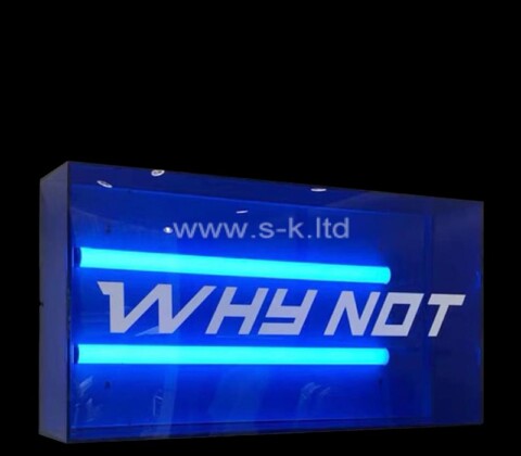 Custom acrylic LED advertising sign box
