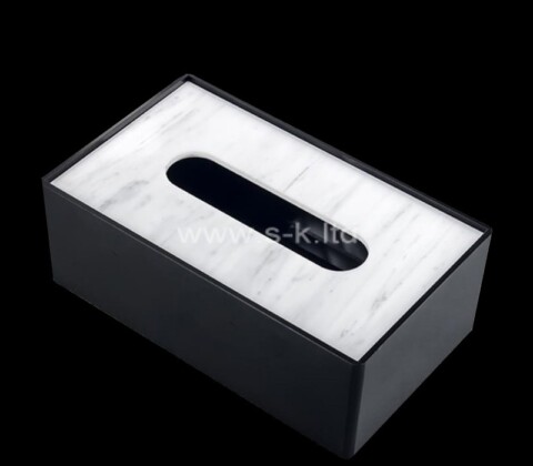 Custom acrylic facial tissue box for hotel home office