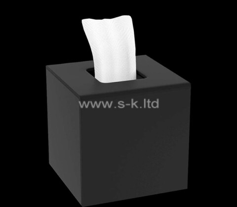 Custom acrylic tissue holder for home office restaurant