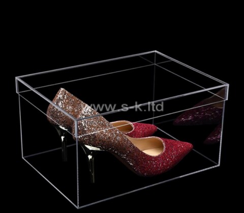 Boîte de rangement pour talons hauts en acrylique
