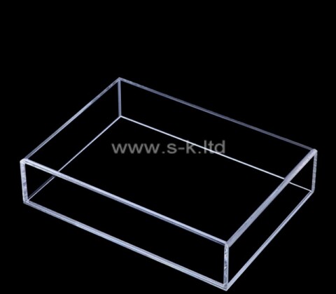Custom transparent acrylic flat display case