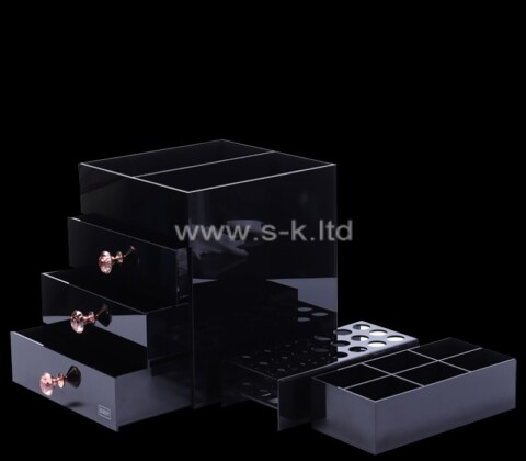 Custom acrylic cosmetic drawer organizer