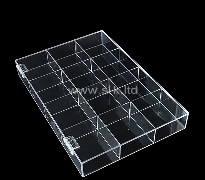 Individuell gestalteter, klarer Acryl-Multifach-Organisationskasten
