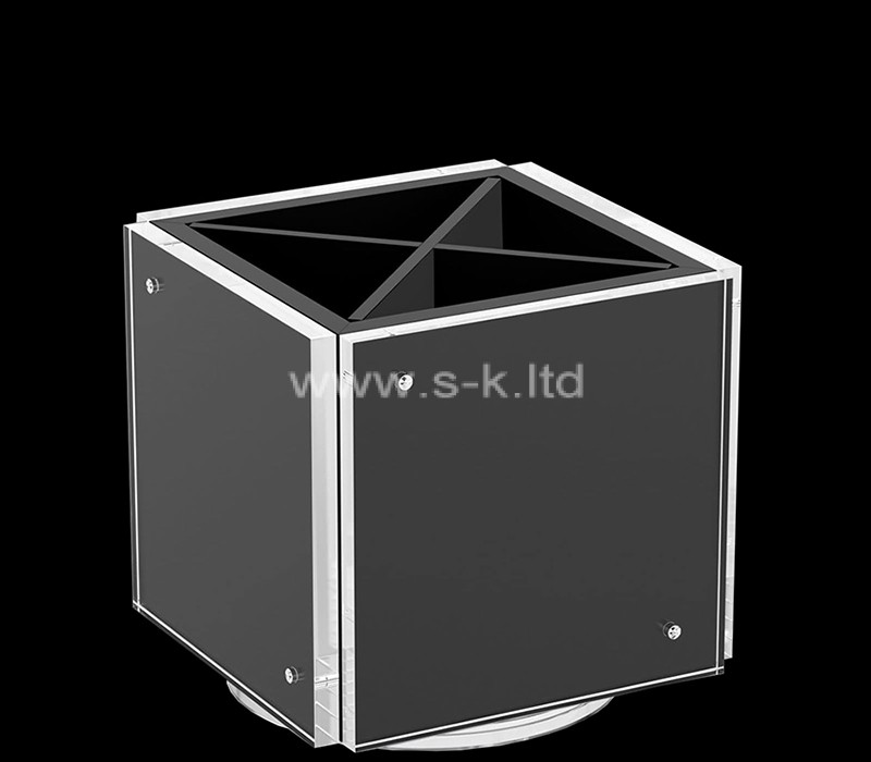 Custom acrylic rotating pen holder