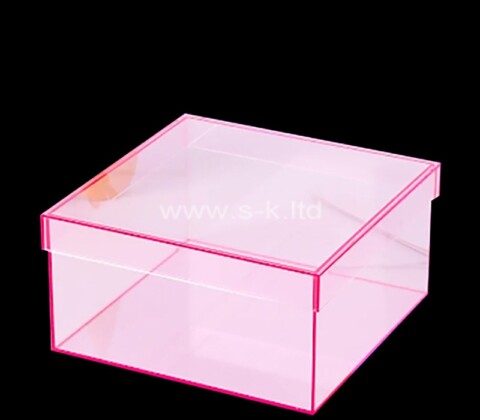 Custom acrylic tea bag box with lid