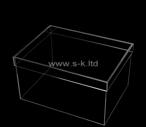 Custom acrylic organiser box with lid