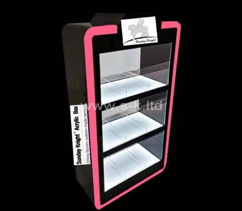 Custom acrylic retail shop luminous display cabinet