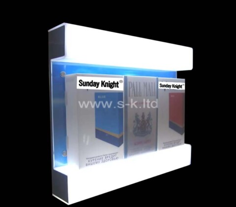 Custom acrylic luminous display cabinet for retail