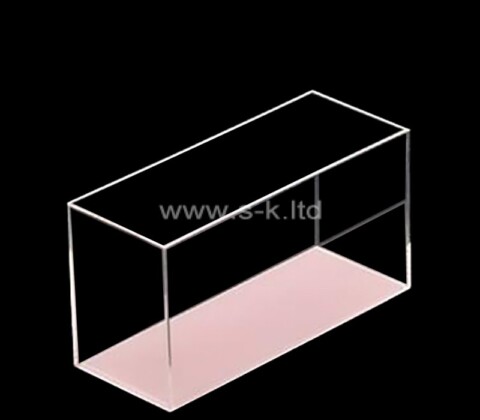 Custom acrylic tabletop storage box