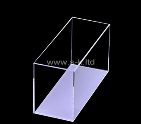 Custom clear acrylic tabletop storage box