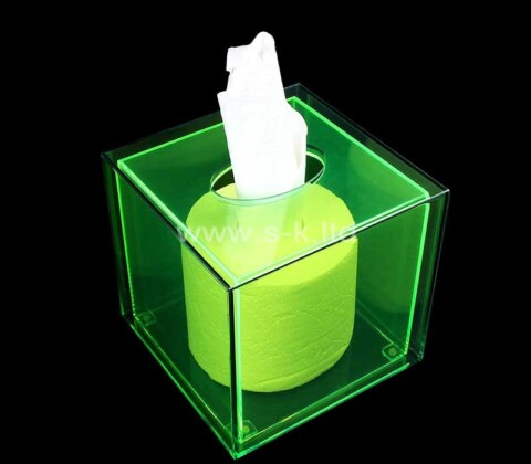 Custom acrylic tissue box