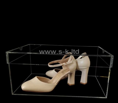 Custom acrylic high heels box with lid