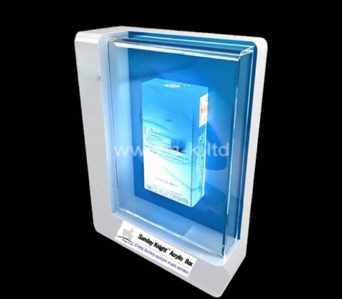 Custom wholesale acrylic display case with LED light