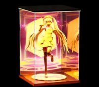 Custom acrylic lighted display box for collectibles