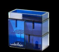 Χονδρικό έθιμο lucite dressing table κουτί αποθήκευσης καλλυντικών
