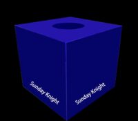 Custom acrylic events lucky box