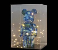 Personalizzato acrilico antipolvere figura LED display box