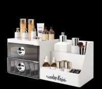 Individueller Make-up-Organizer aus Acryl mit Schubladen