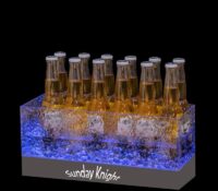 Custom acrylic bar LED beer ice bucket