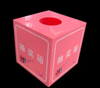 Custom acrylic events lottery lucky box